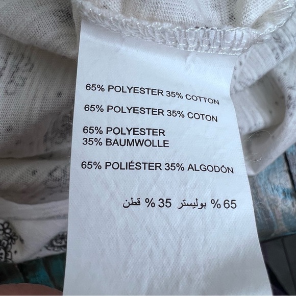 Addition Elle Love & Legend Off White & Black Floral Tshirt Boyfriend Fit - Picture 8 of 8